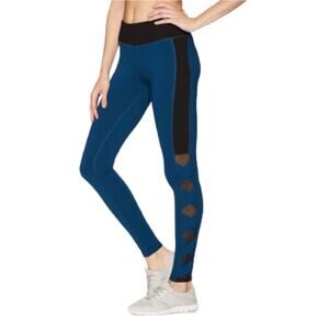 Jessica Simpson The Warm Up Crisscross Detail Full Length Leggings Size XL NEW